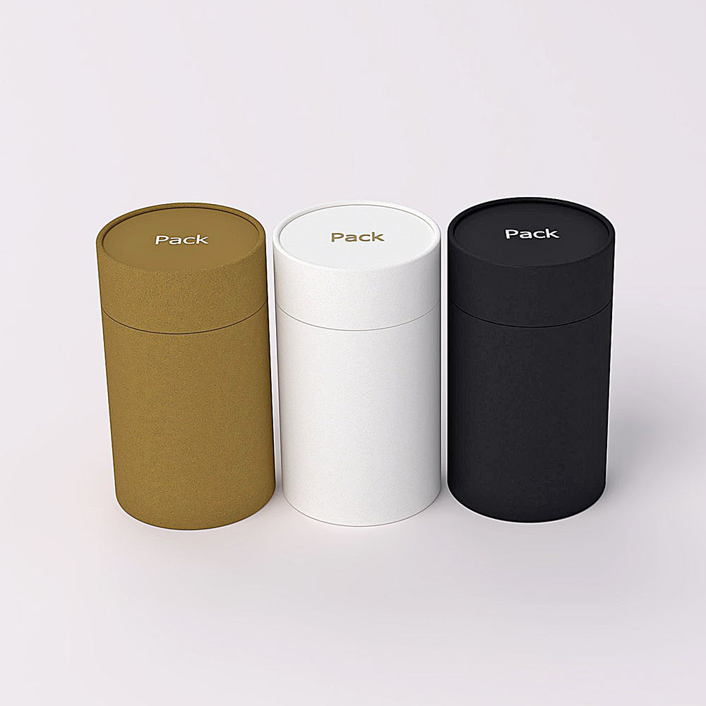 القابلة للتحلل الغذاء الصف القهوة اسطوانة التعبئة والتغليف ايكو مخصص جولة كرافت ورقة أنبوب التغليف