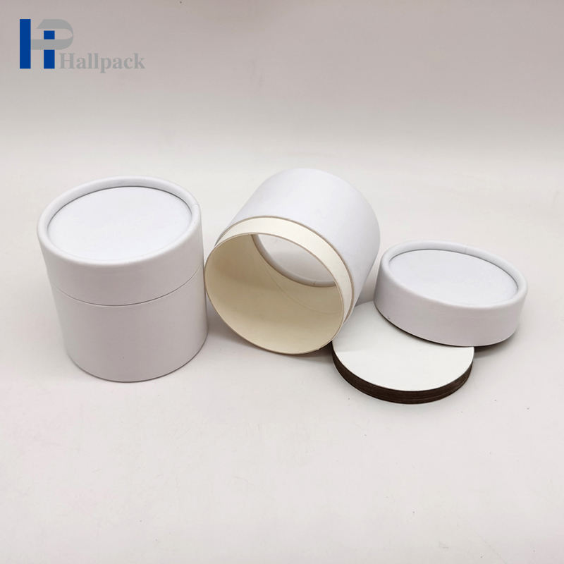 أنابيب ورق كرافت قابلة للتخصيص لتغليف مزيل العرق للسجائر منقوشة بشكل دائري لاستخدام النبيذ الحرفي طباعة شعار مخصص