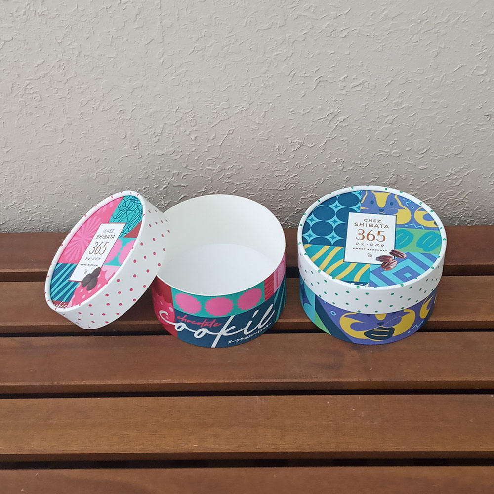 الجملة الأكثر مبيعا الفاخرة مخصصة ورق الكرافت الخبز كعكة الورق المقوى أنبوب الورق