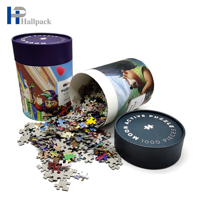 لون أنبوب الورق الألغاز التعبئة والتغليف ورقة أنبوب اسطوانة للعبة