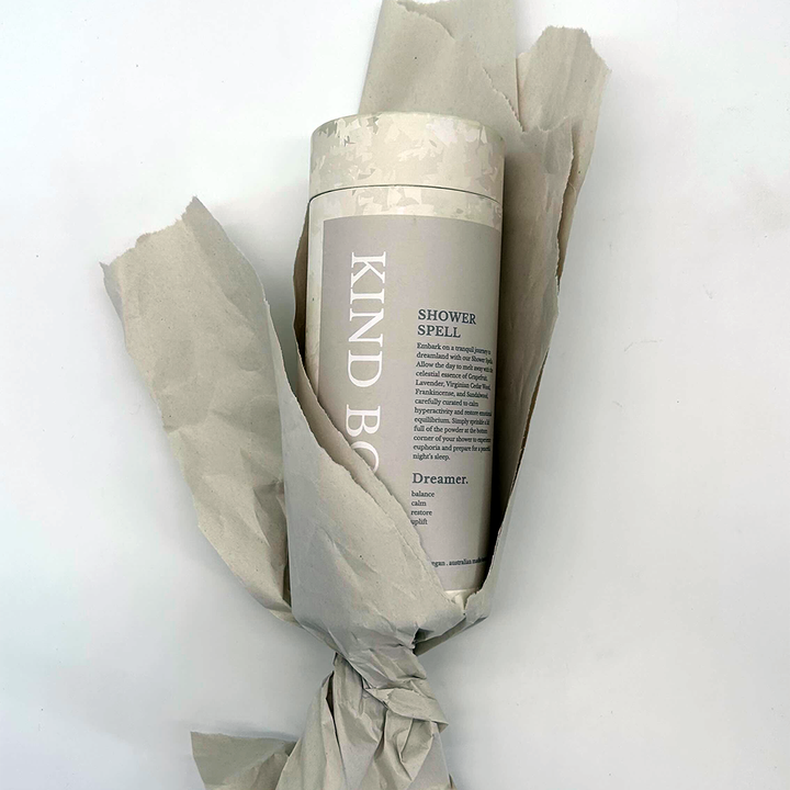 أنبوب تغليف مصنوع يدويًا وقابل للتحلل البيولوجي خالٍ من البلاستيك بنسبة 100%، أنبوب تغليف دائري من الورق المقوى لزجاجة العطور والزيوت العطرية