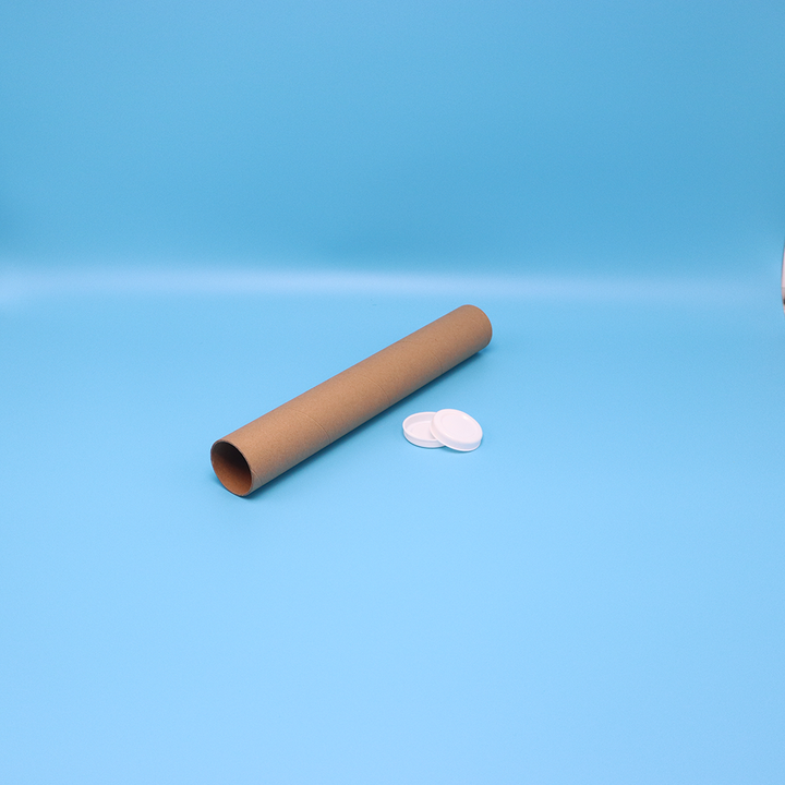 مخصص صديقة للبيئة من الورق المقوى صندوق اسطوانة ورقة أنبوب التعبئة والتغليف لزجاجة زهرية خلفية مظلة كرة الريشة