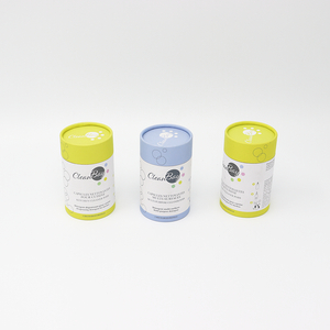 صديقة للبيئة مخصصة منظف الكرتون اسطوانة مربع ورقة أنبوب التعبئة والتغليف للمفروشات ويندوز المنظفات متعددة الأغراض