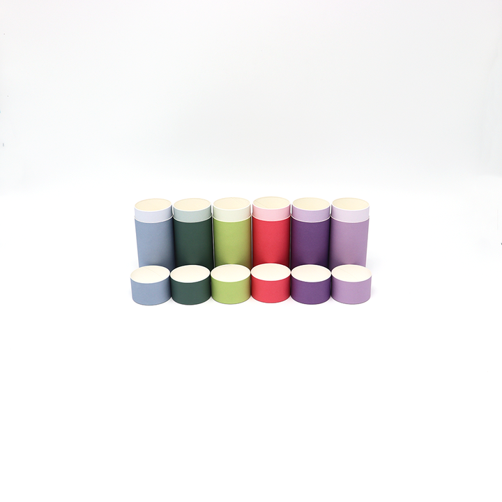 صديقة للبيئة مخصصة الغذاء الصف كرتون اسطوانة مربع ورقة أنبوب التغليف للشاي القهوة