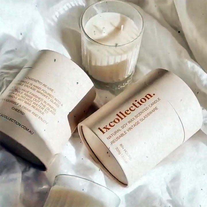 صندوق أسطوانة من ورق الكرافت الخالي من البلاستيك القابل للتحلل الحيوي مخصص لشمعة الصابون والزيوت الأساسية التي تستخدم تغليف أنابيب الورق