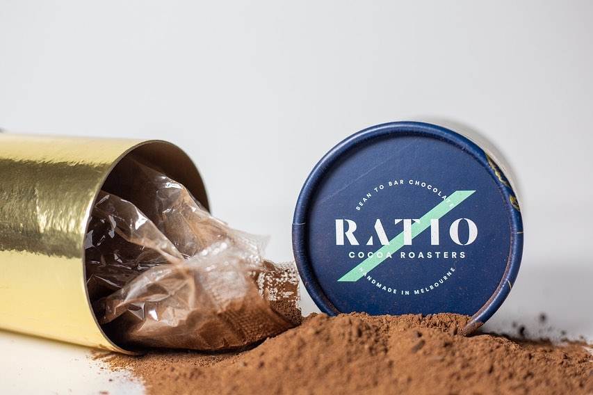 تصميم Hallpack لتغليف أنبوب ورقي مخصص لصندوق أنبوب دائري قابل للتحلل الحيوي لتغليف أسطوانة الكاكاو