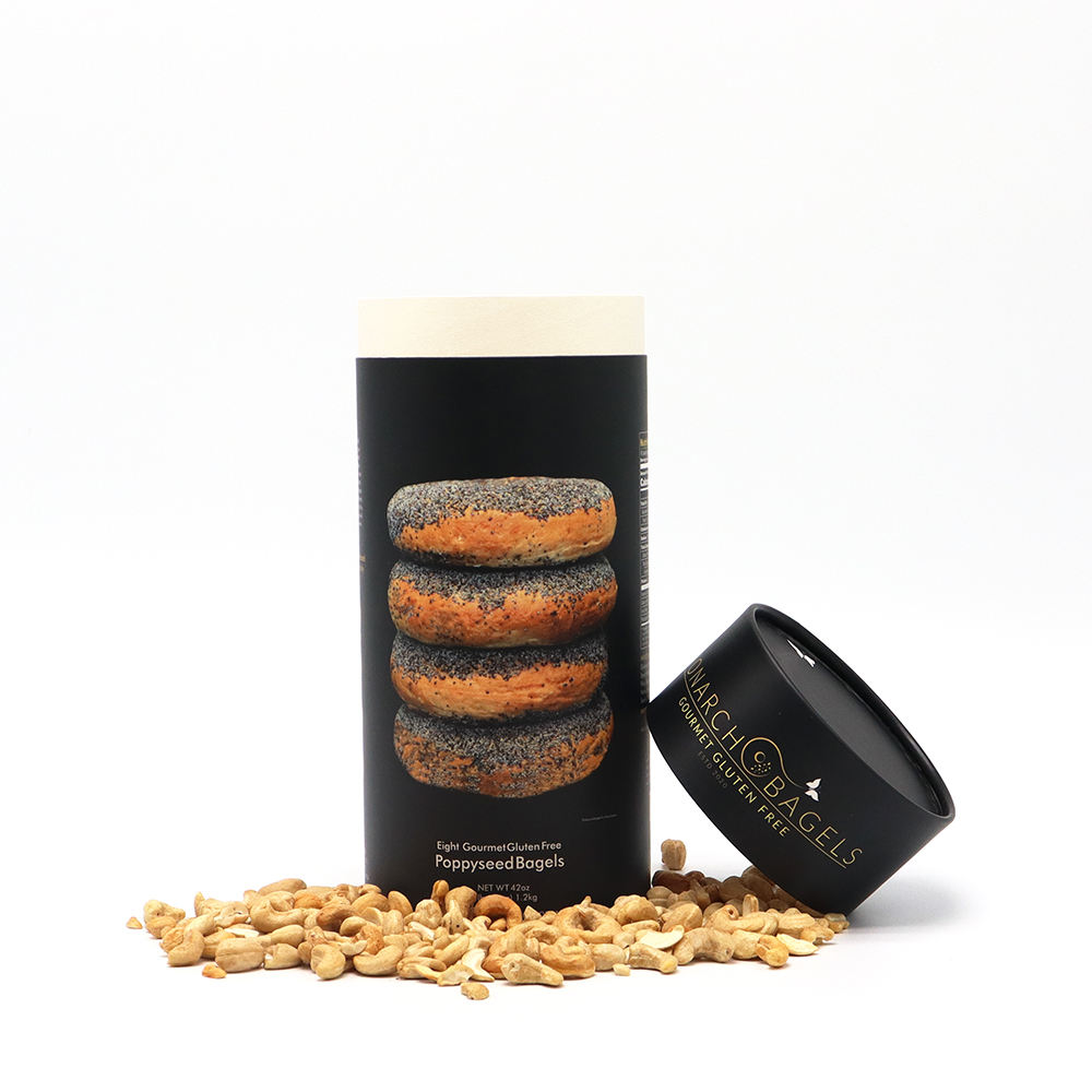 مخصص مطبوعة القابلة للتحلل اسطوانة الغذاء ورقة كرتون علب الشاي كعكة الخبز الكوكيز الكوكيز القهوة ورق الحلوى أنبوب التعبئة والتغليف