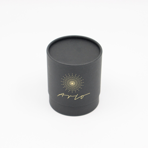 صديقة للبيئة مخصصة للهدايا والتعبئة والتغليف الحرفية صندوق اسطوانة من الورق المقوى التعبئة والتغليف أنبوب الورق للشموع