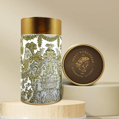 أنبوب ورقي من الورق المقوى الأسطواني لتغليف مشروبات القهوة والعصائر والشمبانيا والتيكيلا متين وقوي