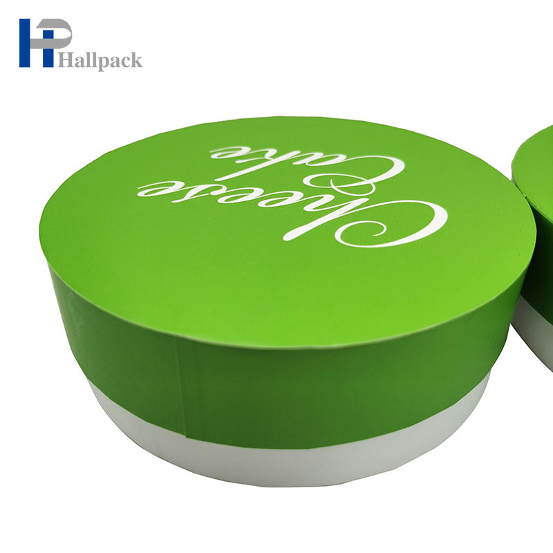 مخصص الغذاء الصف القابلة للتحلل الحيوي شقة من جانب كعكة اسطوانة ورقة أنبوب التعبئة والتغليف