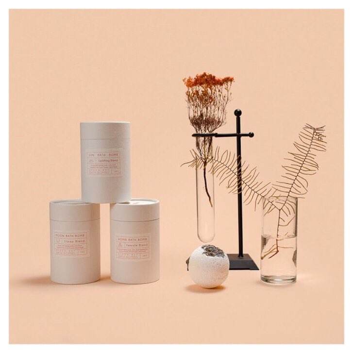 مجموعة هدايا أنبوبية مستديرة صديقة للبيئة لتغليف ورق قنبلة الدش وتغليف أنبوب الورق المقوى المخصص للصابون