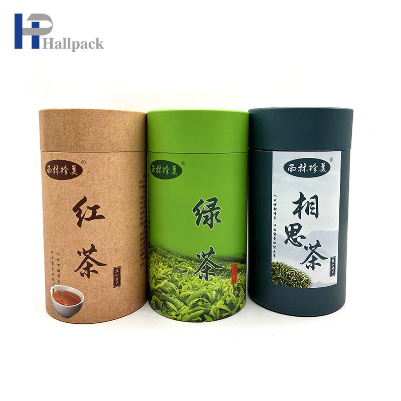 حار بيع كرافت ورقة مستديرة أنبوب ورقة أنبوب المجلس المزدوج للشاي