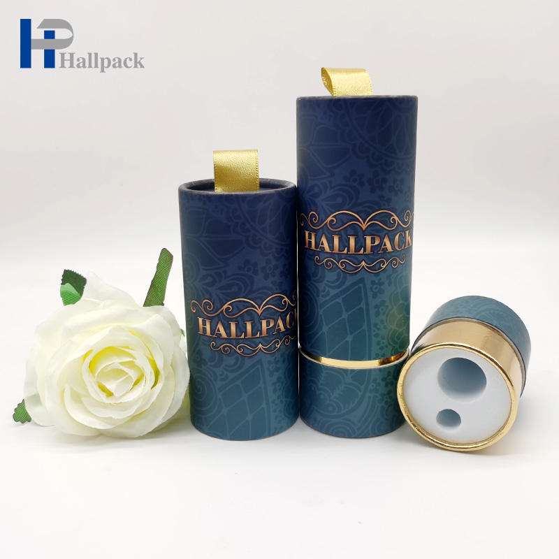 أنبوب ورقي مطبوع بالألوان الكاملة صديق للبيئة لزجاجة زيت أساسي لمستحضرات التجميل