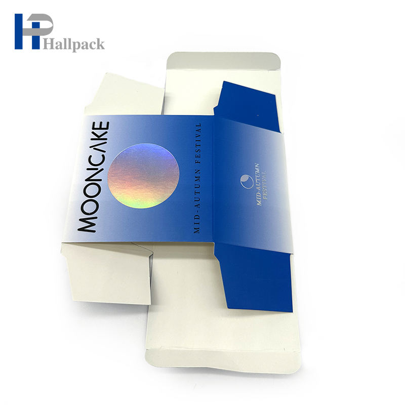 صندوق ورقي مطبوع مخصص للبيع بالجملة صندوق ورق تغليف كعك القمر