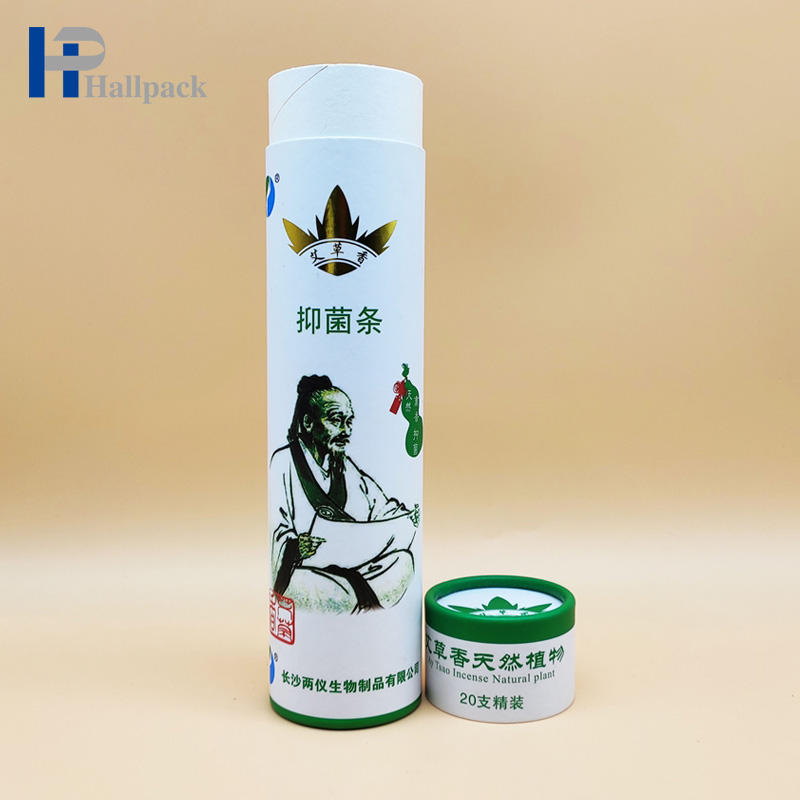 أنابيب الشحن من الورق المقوى المستديرة الطويلة ذات الأسطوانة الطويلة من ورق الكرافت للسيجار