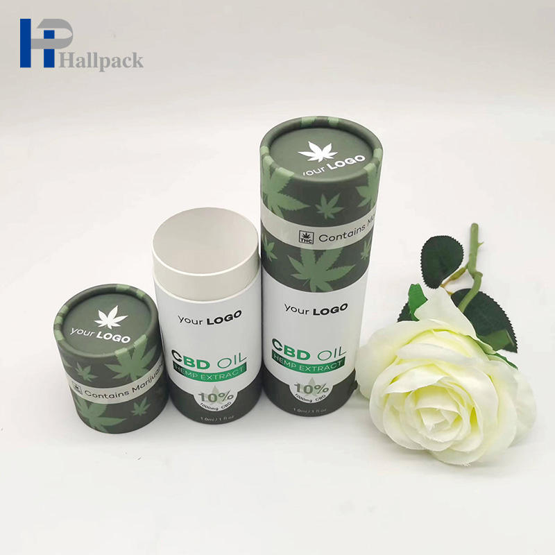 قابلة للتحلل أنبوب الورق جولة مربع التغليف أنبوب ورقة الهدية الزيت العطرية