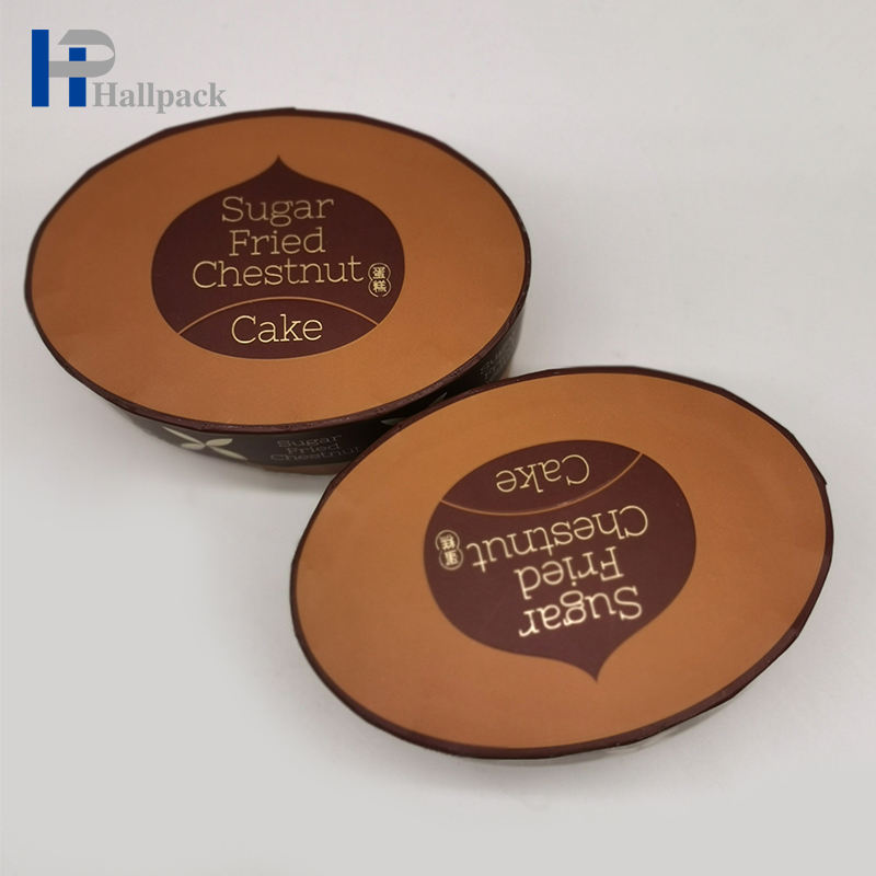 حار بيع القابلة للتحلل الغذاء الصف ورق التغليف أنبوب أنبوب الورق البيضاوي