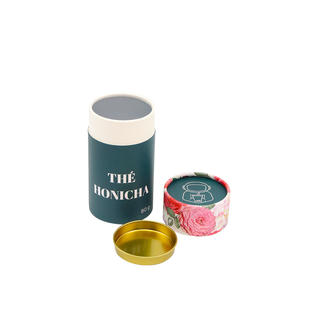 تعبئة أنبوب الشاي مع أغطية القطع المقطوعة