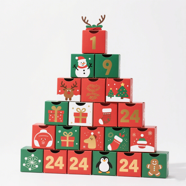 BiodeCholable Logo Logo Christmas Advent Calendar Box Packaging