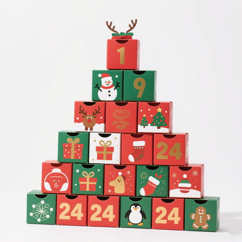 BiodeCholable Logo Logo Christmas Advent Calendar Box Packaging