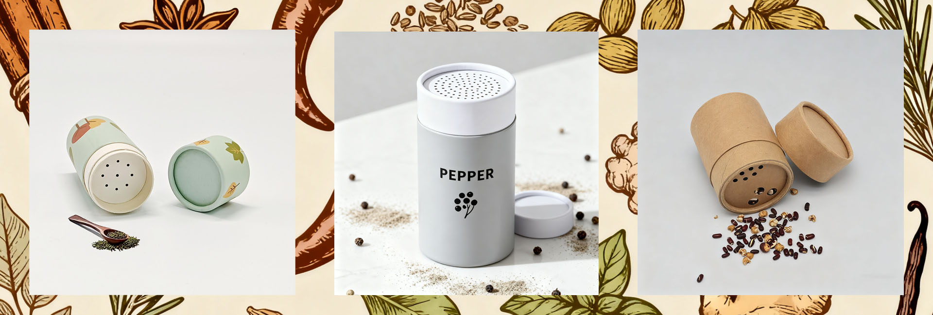 أنبوب ورقة التغليف المسحوق