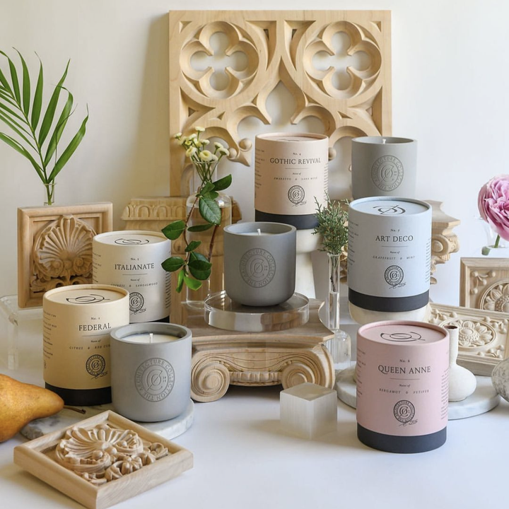 مخصص فارغة كرافت ورقة أنبوب التعبئة والتغليف اليدوية شمع الصويا شمعة جرة زجاجية اسطوانة فاخرة ورقة صندوق أنبوب دائري للشموع