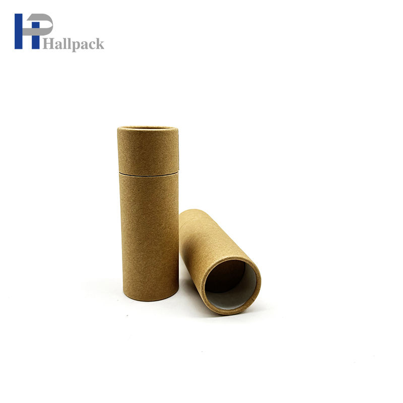 مصنع بالجملة صديقة للبيئة كرافت كرتون رفع أنبوب الورق لبلسم الشفاه 105G