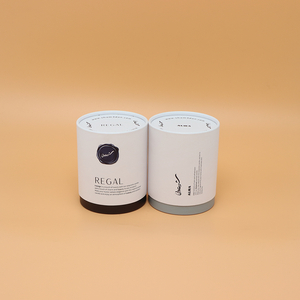 صديقة للبيئة مخصصة كرافت التعبئة والتغليف كرتون اسطوانة مربع ورقة أنبوب التعبئة والتغليف للشمعة