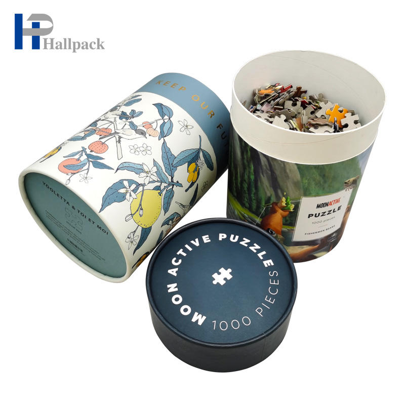 لون أنبوب الورق الألغاز التعبئة والتغليف ورقة أنبوب اسطوانة للعبة