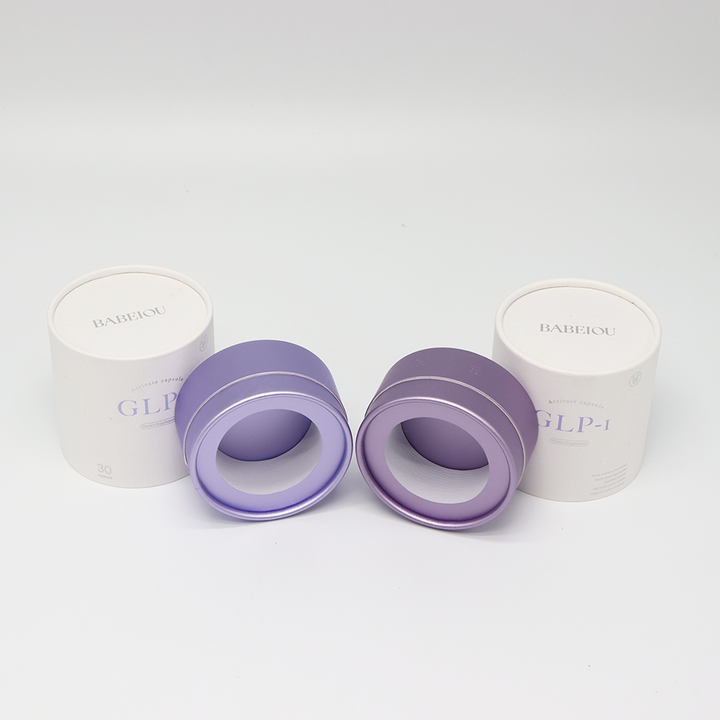 جودة عالية مخصصة لمستحضرات التجميل من الورق المقوى المعبأة حزمة أنبوب دائري لزجاجة عطر الزيت العطري