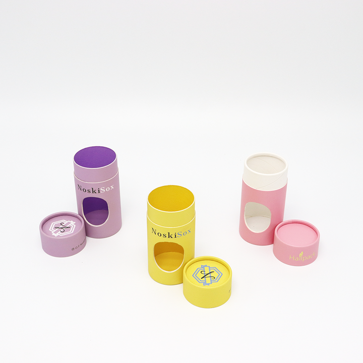 الشركة المصنعة لأنابيب كرافت اسطوانة فارغة مستديرة التعبئة والتغليف حاوية أنبوب الورق مع نافذة