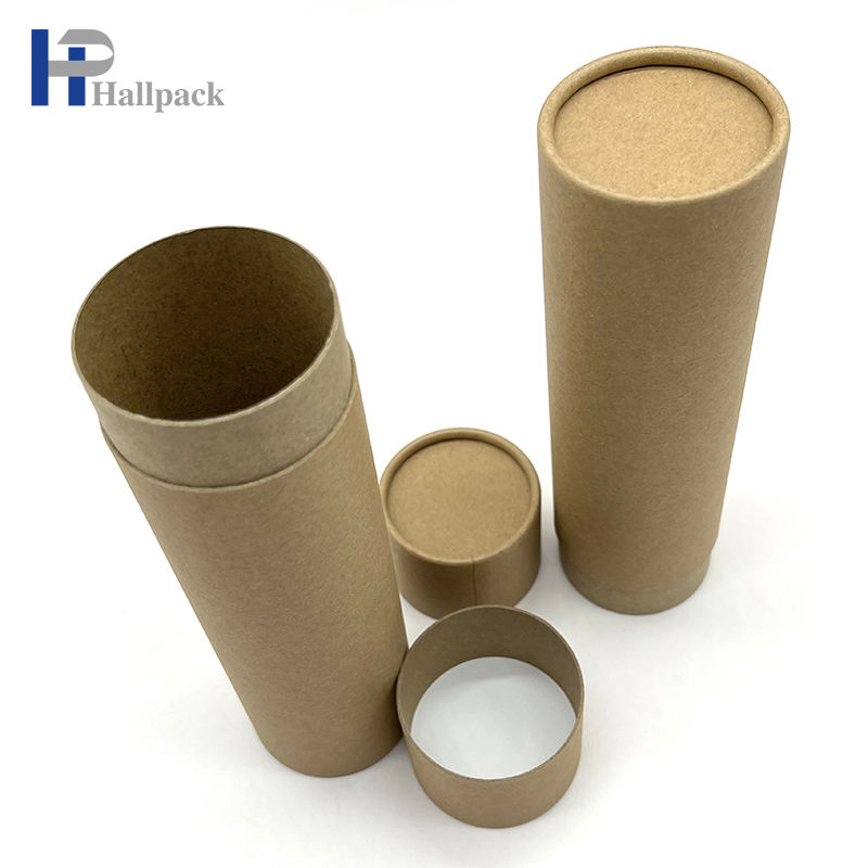 أنبوب ورقي مستدير من كرافت بني، بلسم ورقي لملء أنبوب الورق