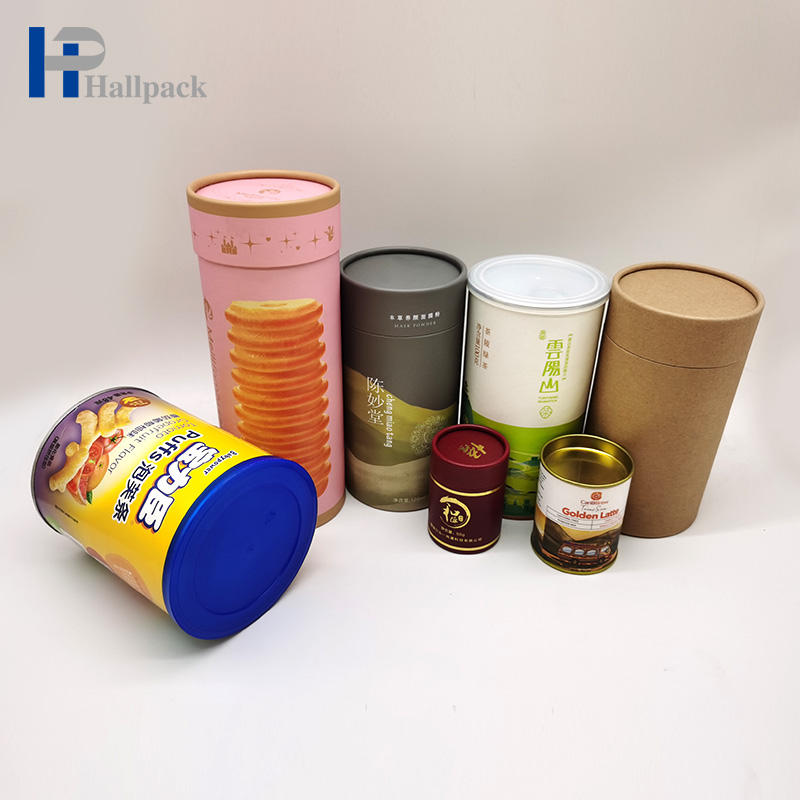 تغطية الحديد ورقة أنابيب الطعام أنبوب ورق الشاي أنبوب ورق القهوة التعبئة والتغليف