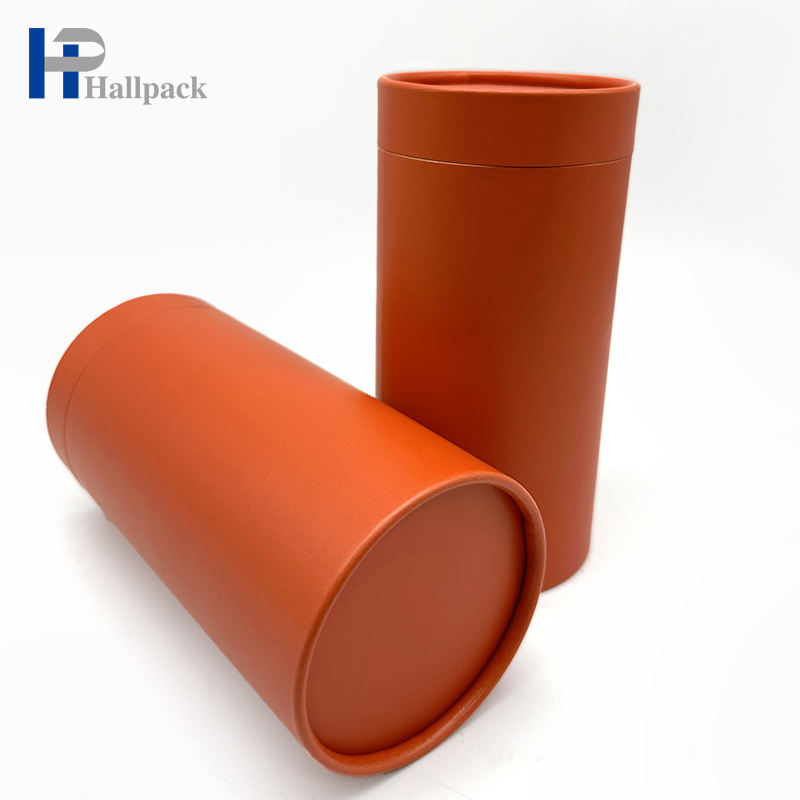 غطاء ملتوي فارغ صديق للبيئة مدمج في أنبوب ورقي على شكل زجاجة بلاستيكية