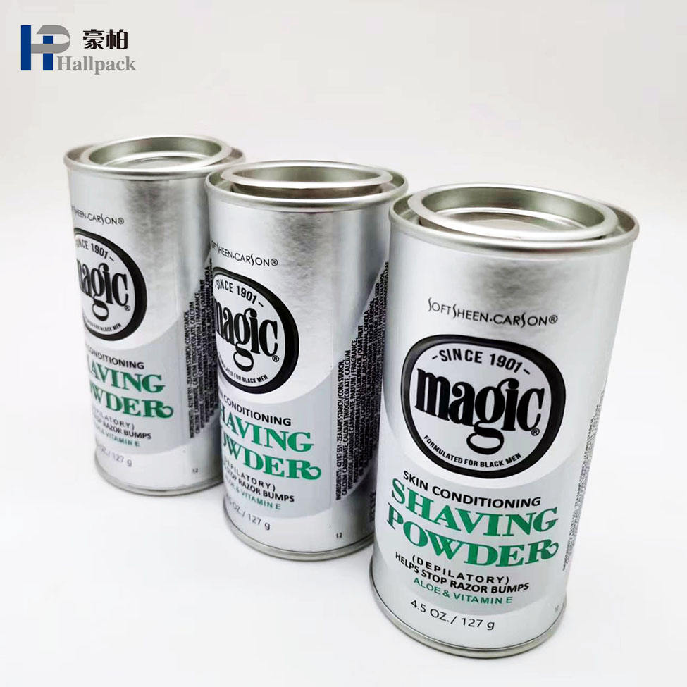 تخصيص طباعة أنبوب الورق المقوى القابل للتحلل الحيوي على شكل دائري مع غطاء حديدي