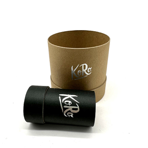 أنبوب ورق كرافت مستدير مخصص لتغليف الورق المقوى القابل للتحلل لمستحضرات التجميل والحرف اليدوية وطباعة الشعار من المصنع