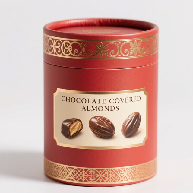 صندوق مستدير من كرافت من كرافت القابل للتحلل لملفات تعريف الارتباط Coffee ورق Coffee Canisters بالجملة