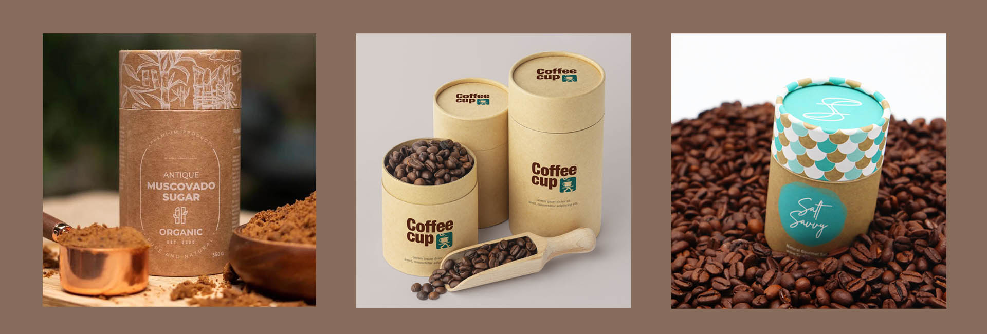 علبة القهوة الورقية