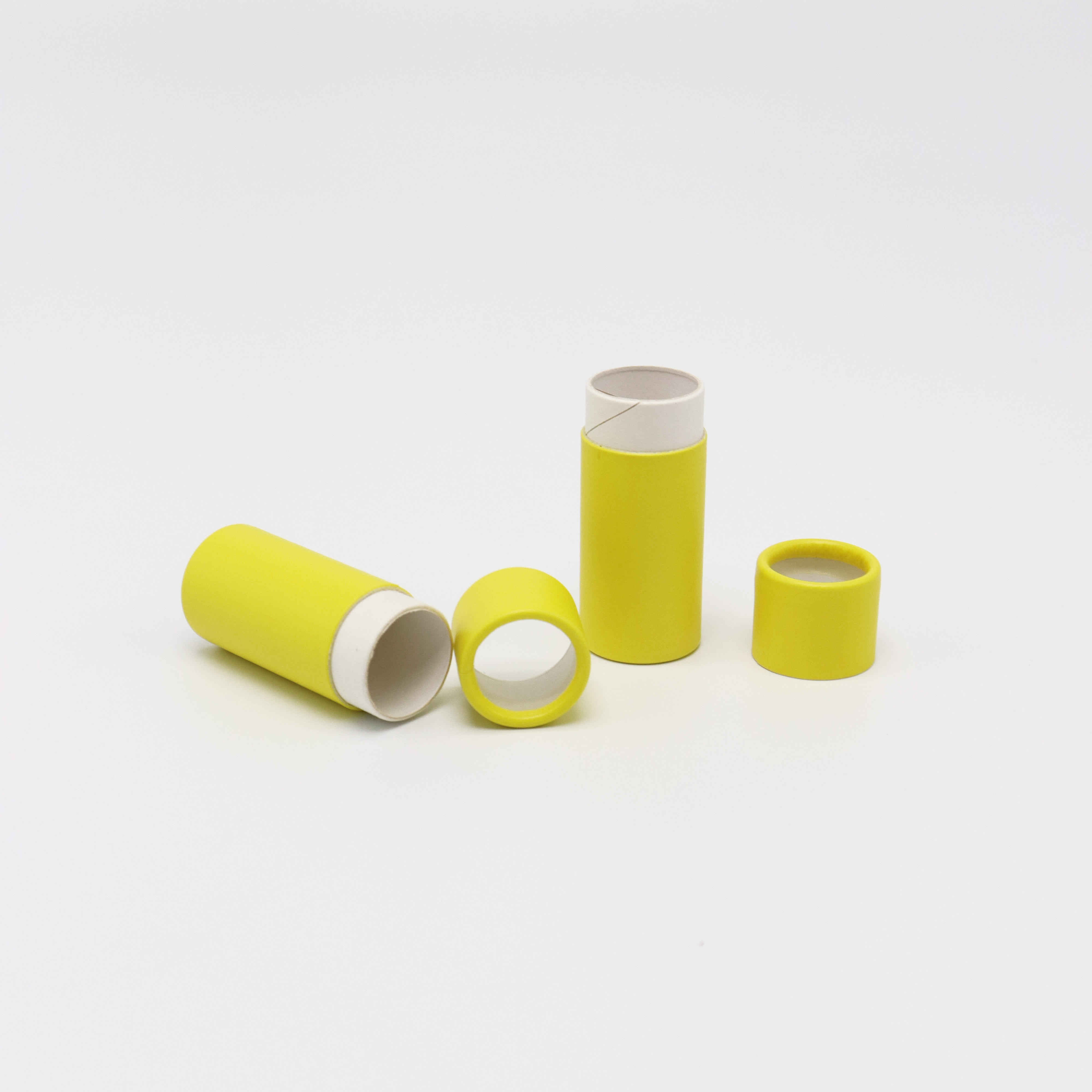 كرافت ورقة مربع مستحضرات التجميل لون الطباعة ورقة أنبوب التعبئة والتغليف مربع القابلة للتحلل مخصص أحمر الشفاه أنبوب التعبئة والتغليف أنبوب من الورق المقوى