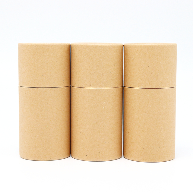 صديقة للبيئة مخصصة القرطاسية لوازم الفن صندوق من الورق المقوى أنبوب التغليف الورقي لطلاء الصباغ القلم أقلام ملونة