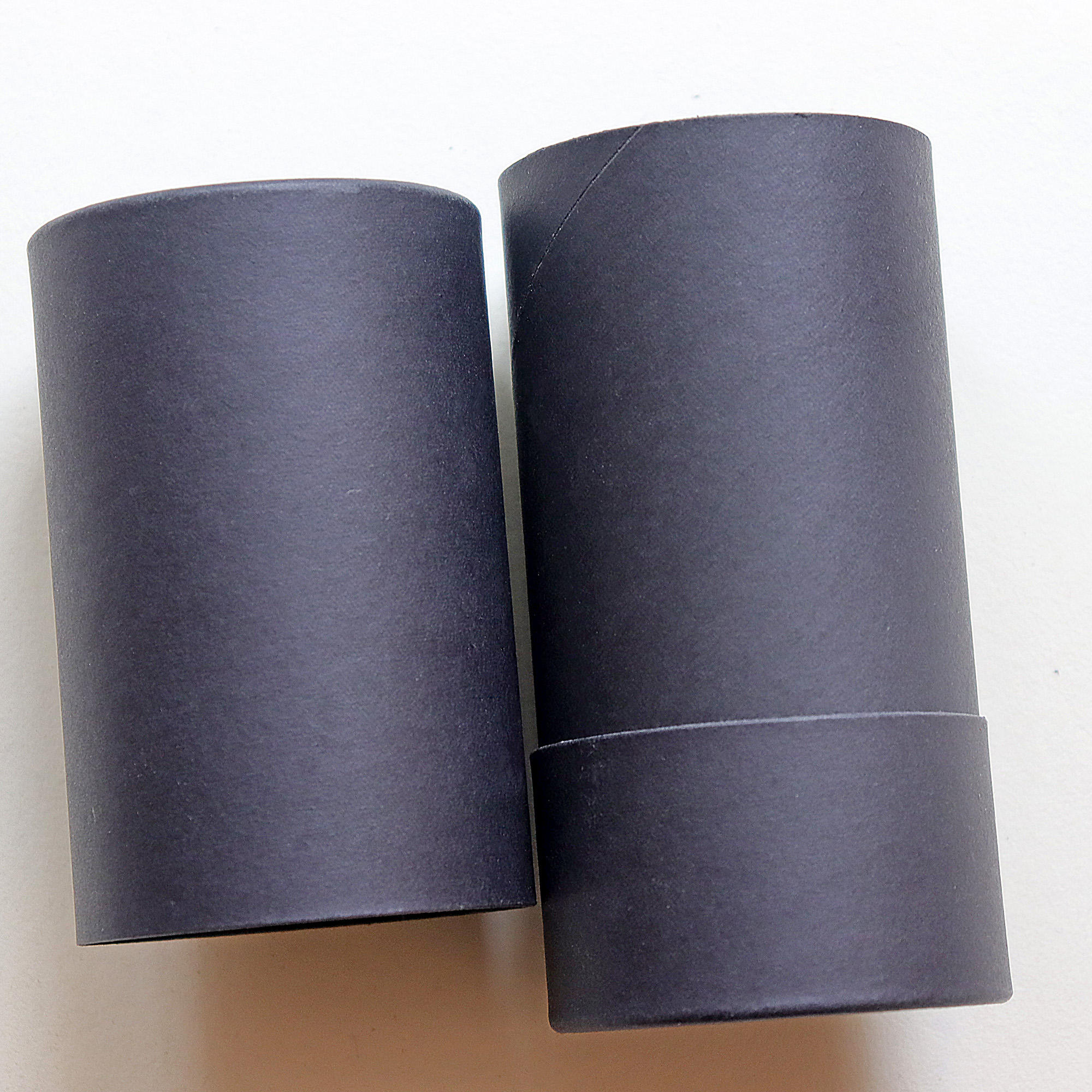 عالية الجودة كرافت ورقة أنبوب الأساسية السوداء القابلة للتحلل ورقة أنبوب التعبئة والتغليف