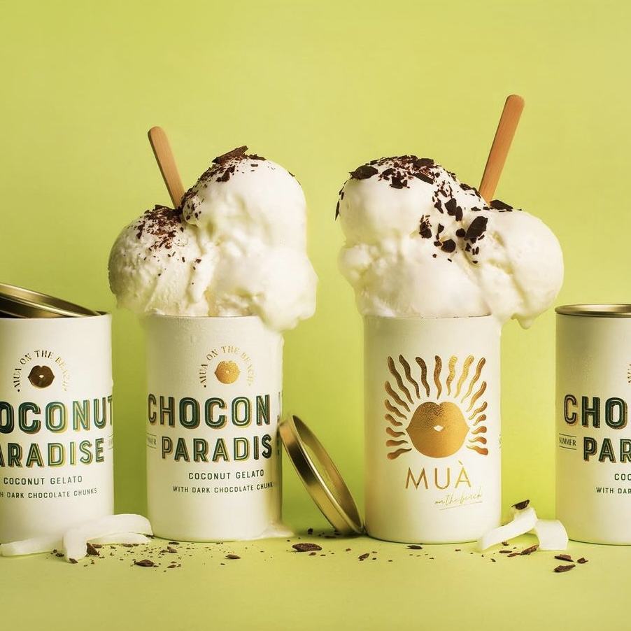 حاوية آيس كريم على شكل أسطوانة من الورق المقوى الإبداعي مخصصة مع غطاء معدني وأنبوب ورقي لحائط ورق الألومنيوم