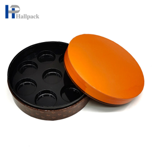 أنبوب ورق دائري اللون تغليف السيلوفان أنبوب ورق الشوكولاتة