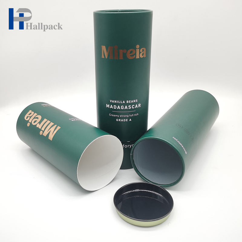 مخصص صديقة للبيئة كرتون اسطوانة مربع ورقة أنبوب التعبئة والتغليف لورق الحائط مخطط فن الطباعة