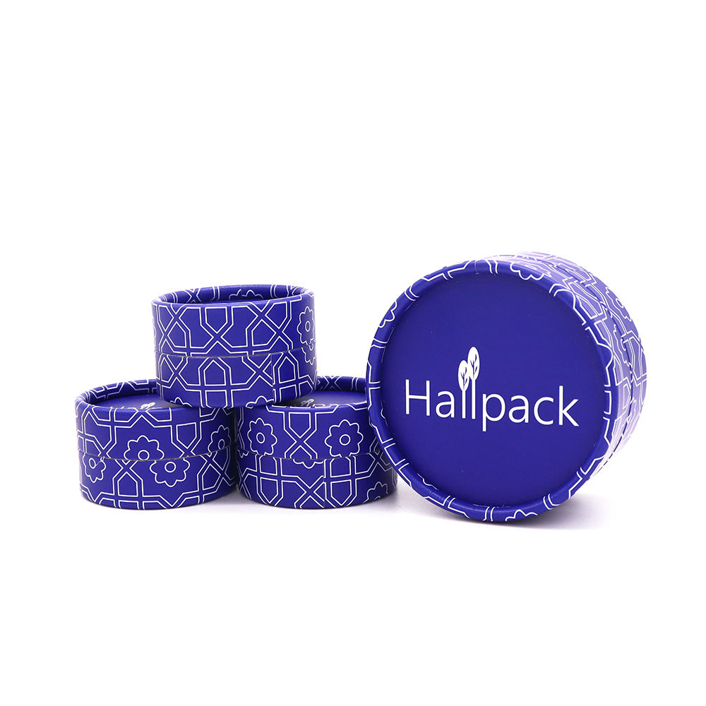 صندوق دائري من الورق المقوى الصديق للبيئة للطعام، أنبوب هزاز ملح التوابل مع حاوية غربلة علوية لتغليف ورق المسحوق السائب