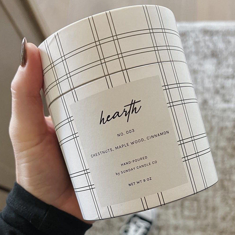 الجملة شعار مطبوع مخصص اسطوانة جولة شمعة ورقة أنبوب التعبئة والتغليف وصندوق