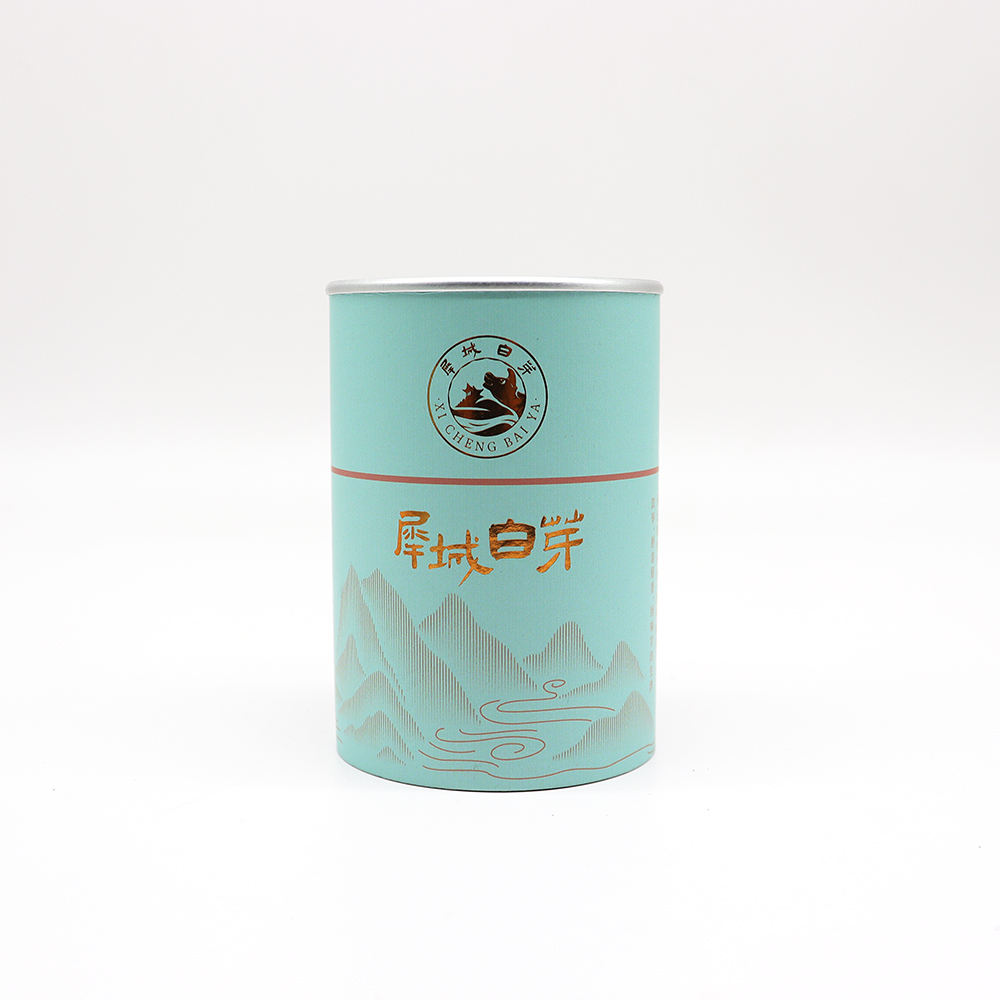 صديقة للبيئة التعبئة والتغليف التعميم الشاي المطبوعة شعار صناديق أنبوب تصميم مخصص ورقة اسطوانة هدية مربع