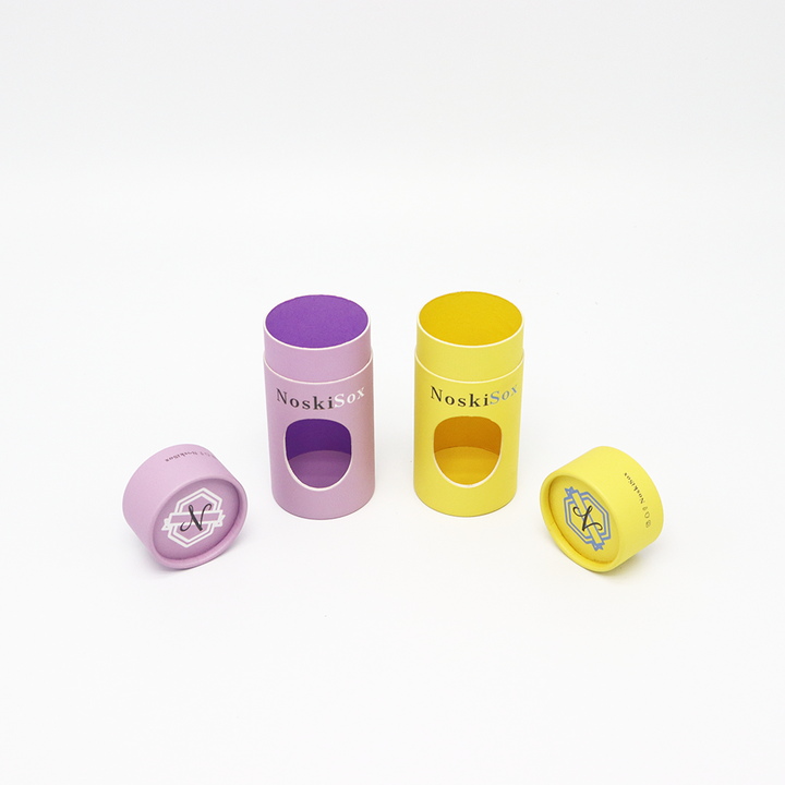 صديقة للبيئة الملابس المخصصة التعبئة والتغليف من الورق المقوى اسطوانة مربع ورقة أنبوب مع نافذة