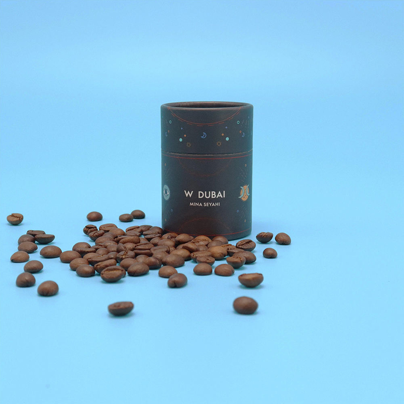 شعار الطباعة المخصصة الشاي ورقة أنبوب التغليف الغذاء الصف كرتون حاوية اسطوانة لتغليف الشاي القهوة جولة مربع