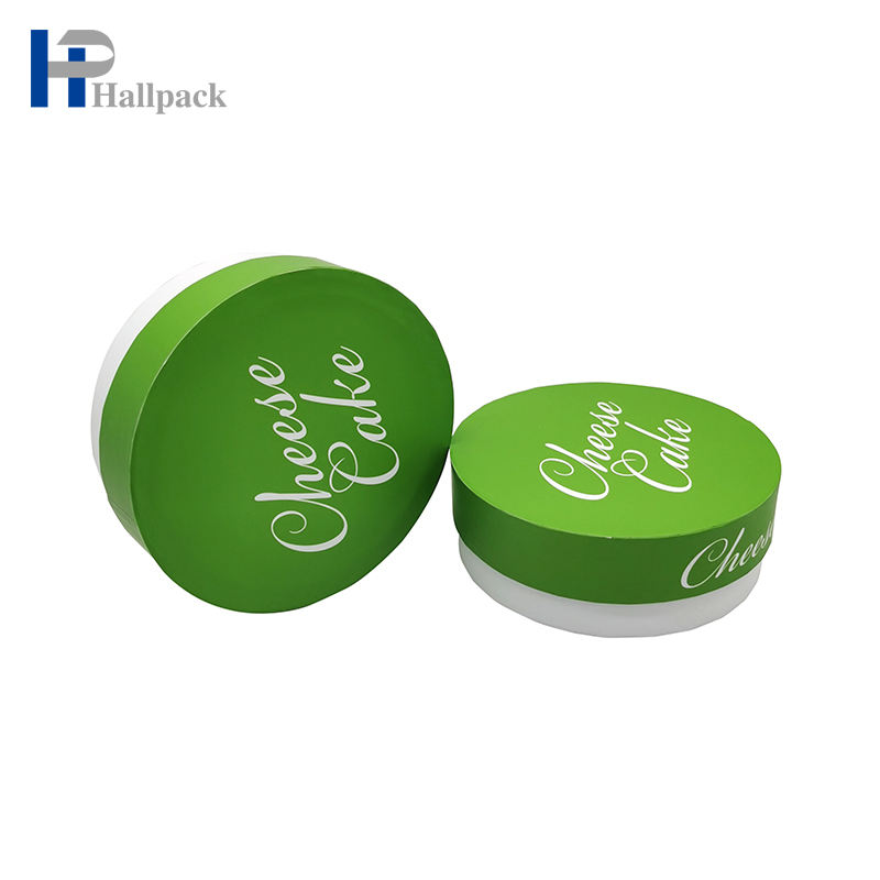 مخصص الغذاء الصف القابلة للتحلل الحيوي شقة من جانب كعكة اسطوانة ورقة أنبوب التعبئة والتغليف